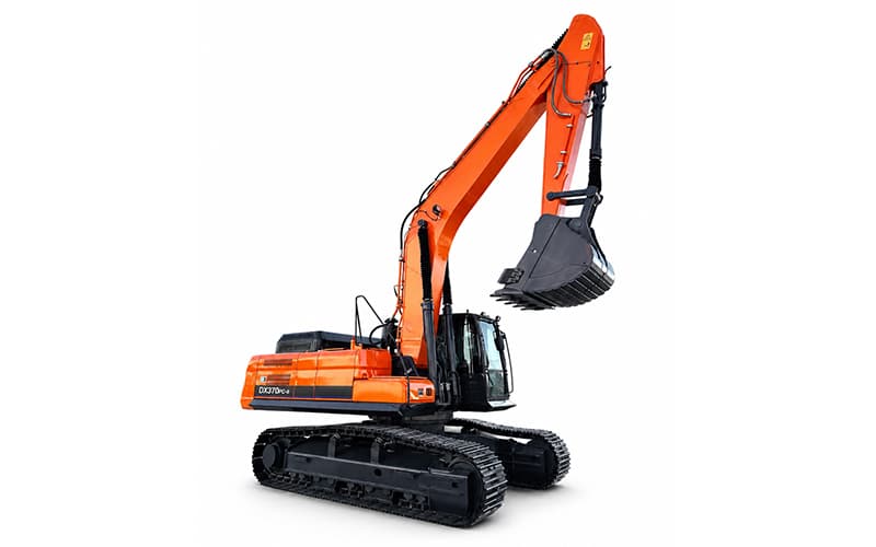 عدو هارد روك في التعدين! الحفارة DX370PC-9 (الحفارة بوزن 35.6 طنًا): نظف قسمًا كاملاً من الألغام في يوم واحد.